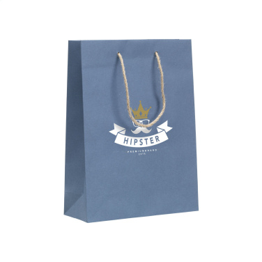 Logotrade promotional gift picture of: Leaf It Bag recycled with jeans fibres (180 g/m²) M