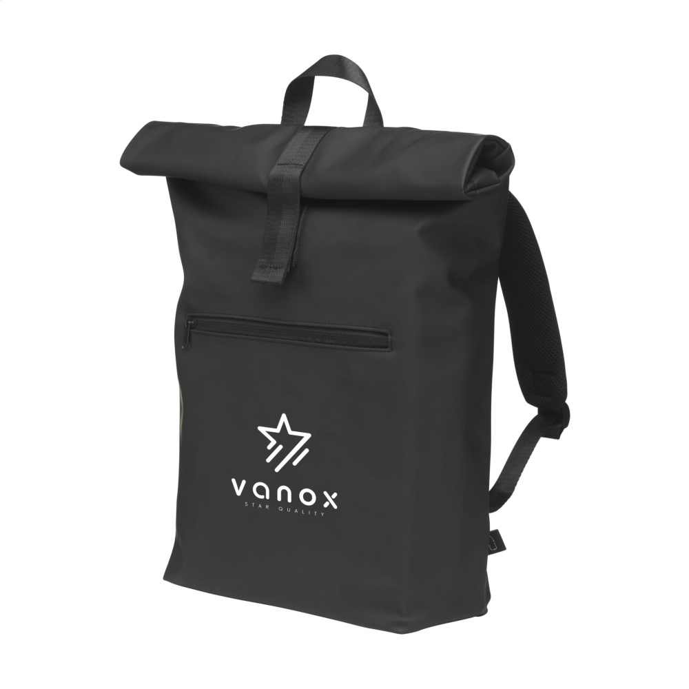 Logotrade business gift image of: Lennon Roll-Top Recycled Backpack