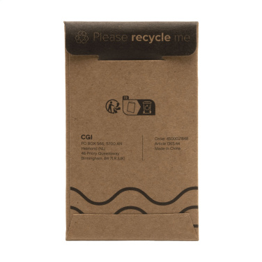 Logotrade corporate gift image of: Bamboo Key Rectangle keyring