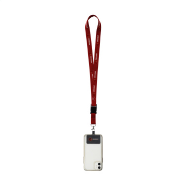 Logotrade promotional gifts photo of: Lanyard Sublimatie Buckle RPET 2 cm with Patch keycord