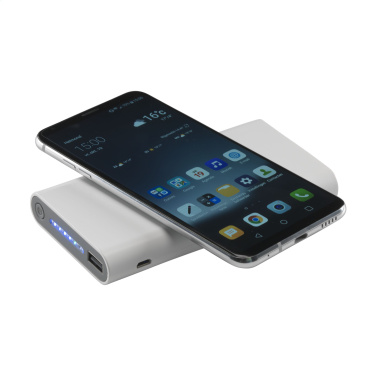 Logo trade promotional gifts image of: Wireless Powerbank 8000 C wireless charger