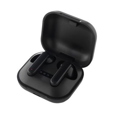 Logo trade promotional gifts picture of: Aron TWS Wireless Earbuds in Charging Case