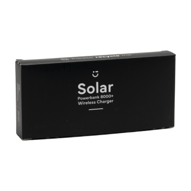 Logotrade promotional merchandise photo of: Solar Powerbank 8000+ Wireless Charger