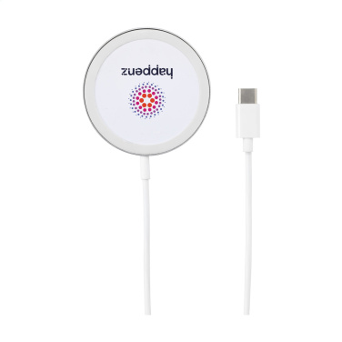 Logo trade promotional giveaway photo of: Force MagSafe 10W Recycled Wireless Charger