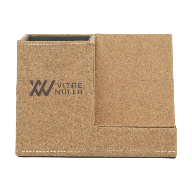 Logo trade promotional item photo of: Ecork Pen Holder Wireless Charger