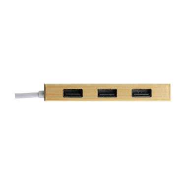 Logotrade advertising products photo of: Bamboo USB Hub