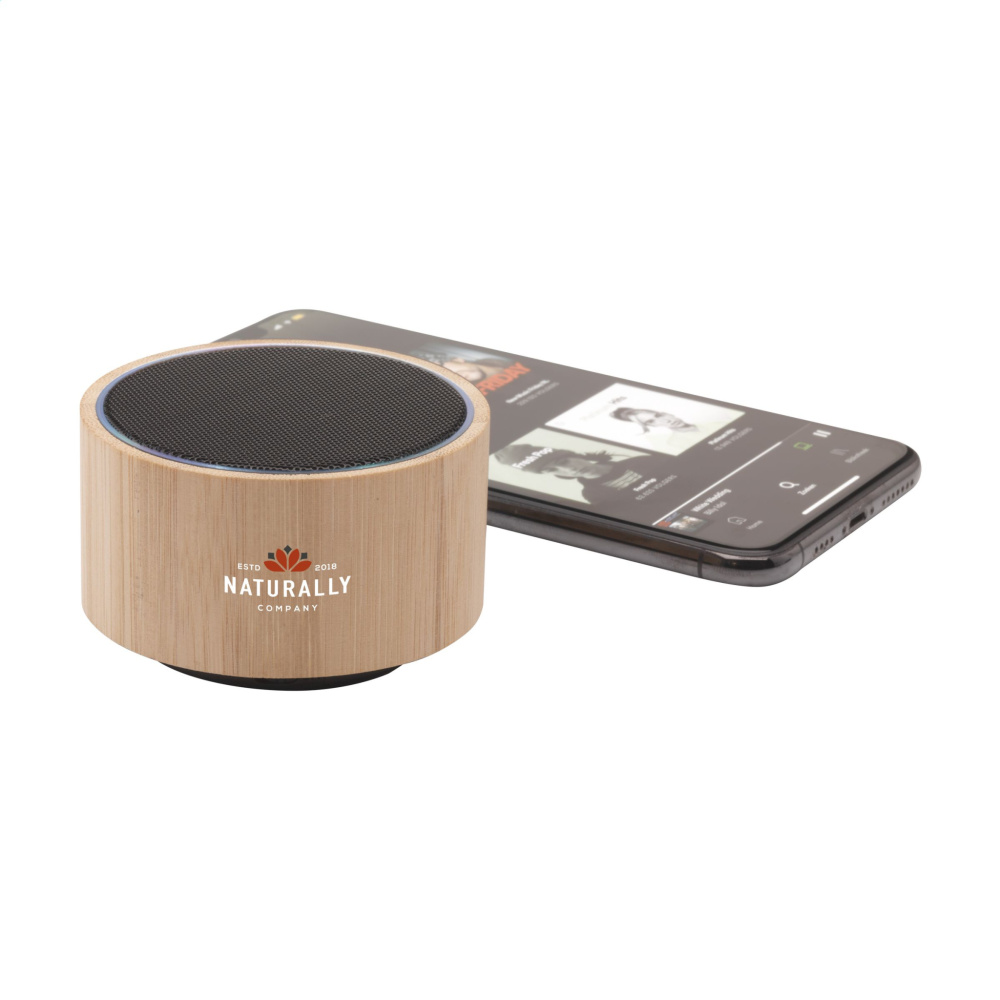 Logotrade promotional merchandise image of: Wave Bamboo Wireless Speaker
