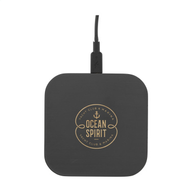 Logotrade advertising products photo of: Bamboo Wireless Charger 15W