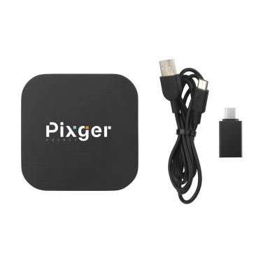 Logo trade promotional gifts picture of: Bamboo Wireless Charger 15W