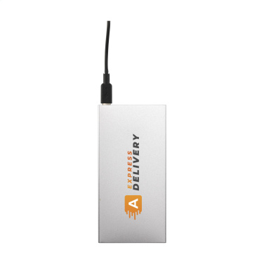Logo trade promotional gifts picture of: Tecco GRS Recycled Alu Powerbank 5000 external charger