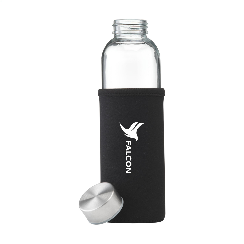 Logo trade promotional products image of: Senga Glass 500 ml drinking bottle