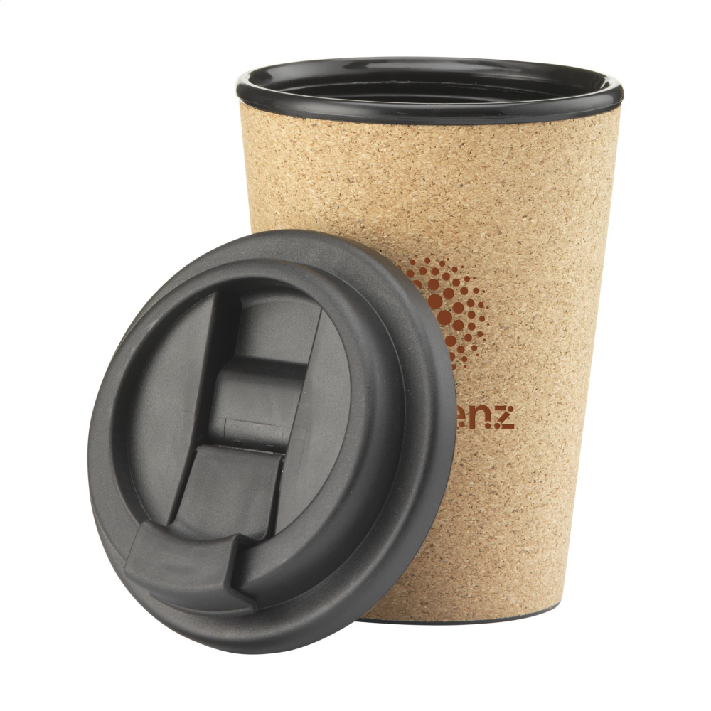 Logo trade advertising product photo of: Attea Cork 350 ml coffee cup