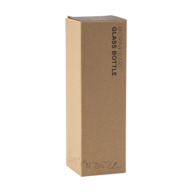Logo trade promotional gifts picture of: Frosty Glass Bottle 550 ml drinking bottle