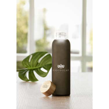Logotrade promotional product picture of: Frosty Glass Bottle 550 ml drinking bottle