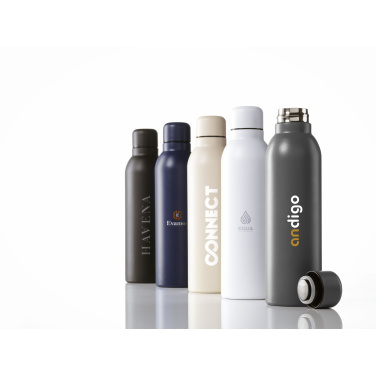 Logo trade promotional items image of: Helios RCS Recycled Steel Bottle 470 ml