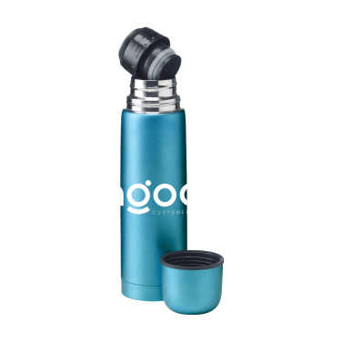Logotrade corporate gifts photo of: Frosted Bottle RCS Recycled Steel 500 ml thermo bottle
