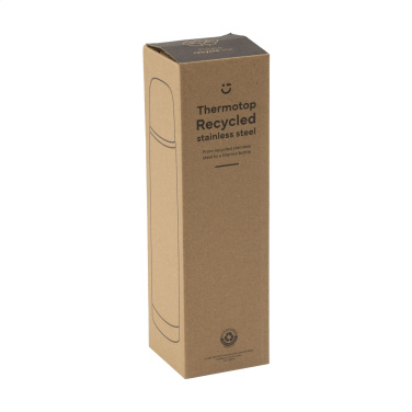 Logo trade promotional merchandise picture of: Thermotop Midi RCS Recycled Steel 500 ml thermo bottle