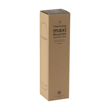 Logotrade corporate gift picture of: Thermotop Maxi RCS Recycled Steel 1,000 ml thermobottle