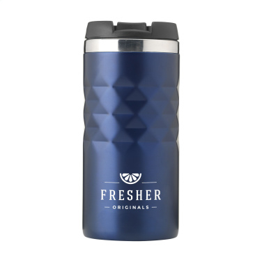 Logo trade corporate gifts picture of: Geometric Mug RCS Recycled Steel 280 ml thermo cup