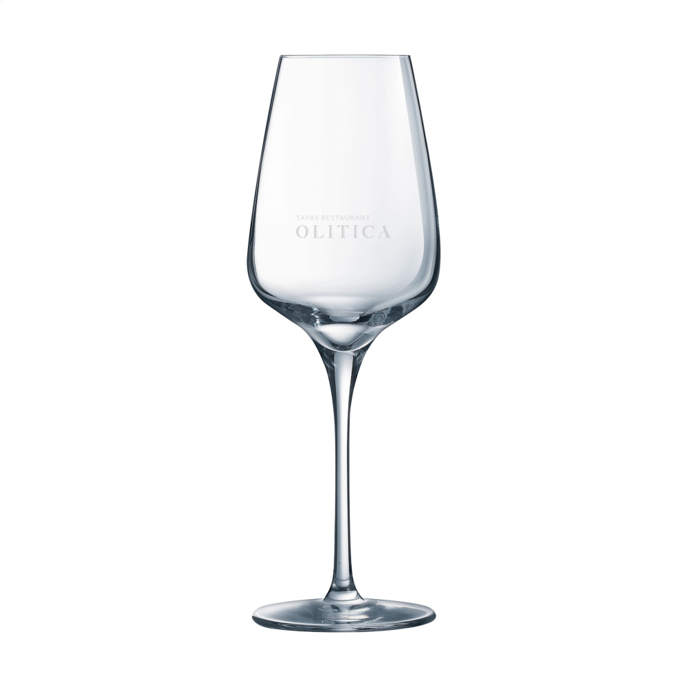 Logo trade promotional merchandise picture of: Riviera Wine glass 350 ml