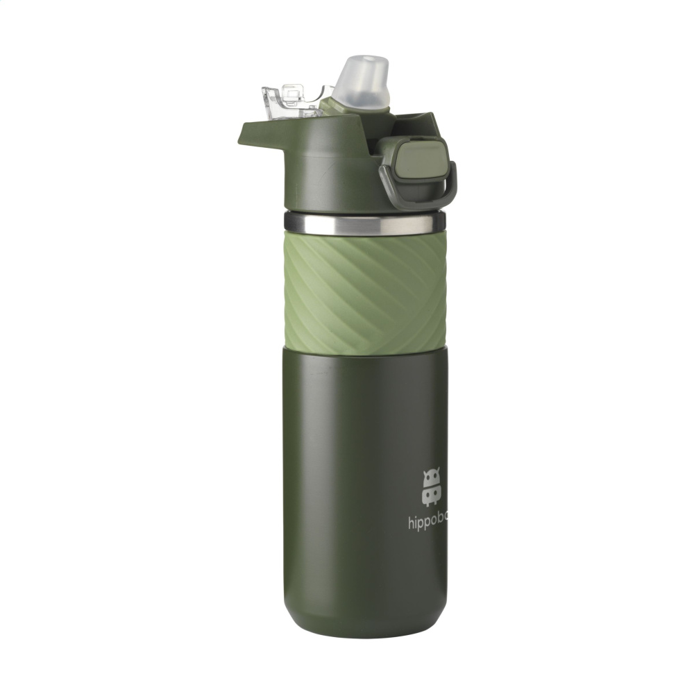 Logo trade advertising products picture of: Lynn RCS Recycled Steel Bottle 500 ml