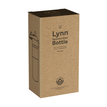 Logo trade corporate gifts picture of: Lynn RCS Recycled Steel Bottle 500 ml
