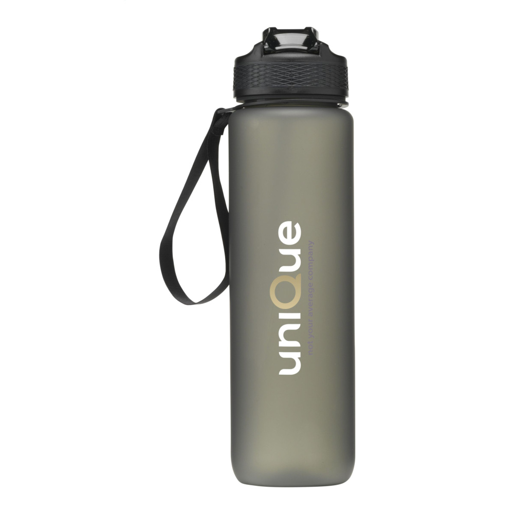 Logo trade advertising products image of: AquaSport GRS Recycled Water Bottle 1,000 ml