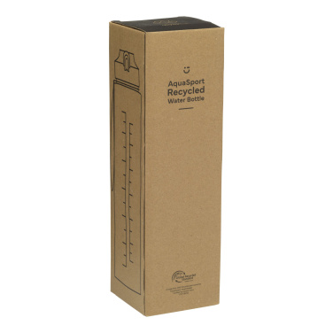 Logo trade promotional gifts image of: AquaSport GRS Recycled Water Bottle 1,000 ml