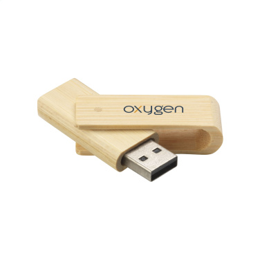 Logo trade promotional merchandise photo of: USB Waya Bamboo  8 GB