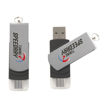 Logo trade promotional merchandise picture of: USB Dual Connect 3.0 - Type-C 16 GB