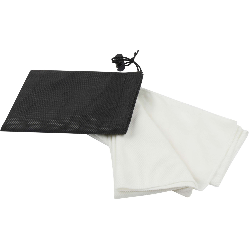 Logotrade corporate gift image of: Lucas RPET sport towel 30x80 cm