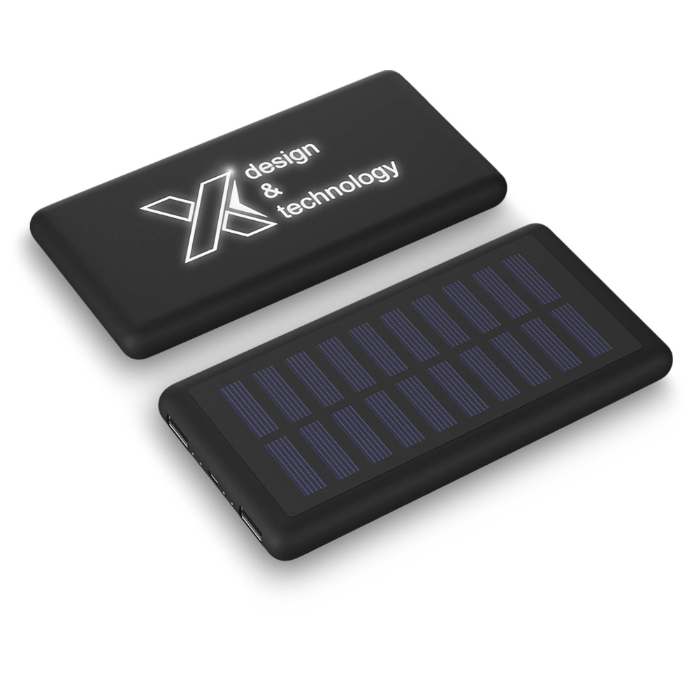 Logotrade promotional products photo of: SCX.design P30 8000 mAh light-up solar power bank