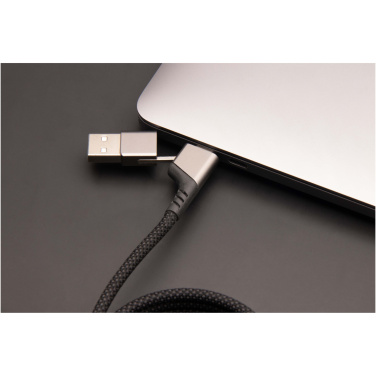 Logo trade business gifts image of: SCX.design C52 100W 4-in-1 rPET magnetic ultra fast charging cable 