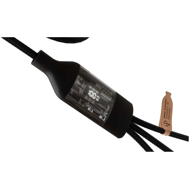 Logotrade promotional giveaway picture of: SCX.design C50 5-in-1 fast charging 100W/5A cable with digital display