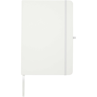 Logo trade advertising product photo of: Teak A5 recycled hard cover notebook with lined pages