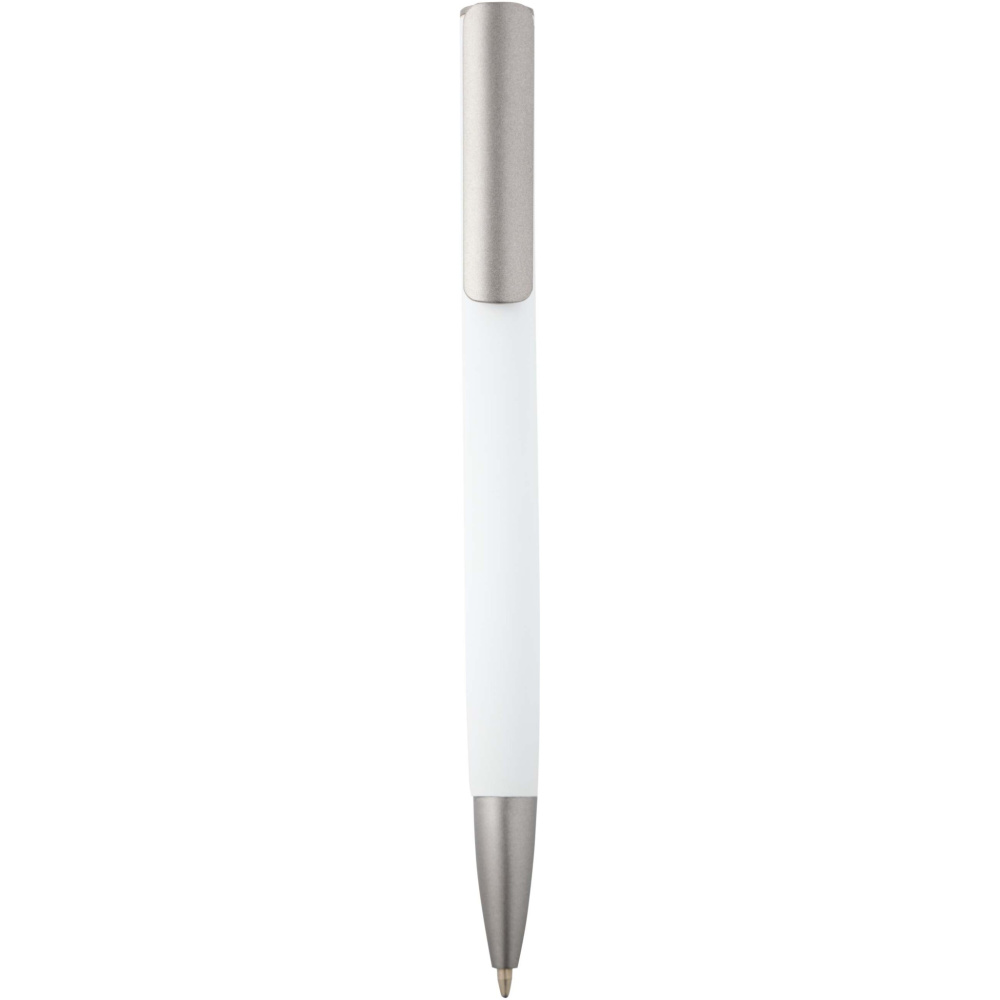 Logo trade promotional giveaways picture of: Ziguur recycled aluminium ballpoint pen (black ink)