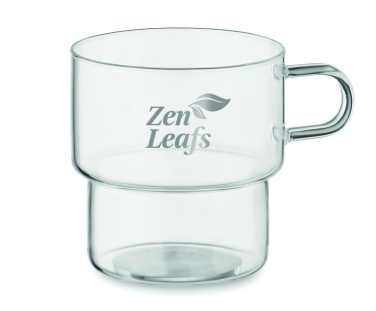 Logo trade promotional giveaways image of: High borosilicate glass 300 ml