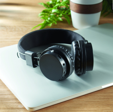 Logotrade promotional product picture of: ABS wireless foldable headphone