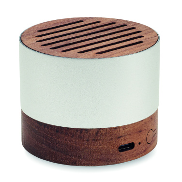 Logo trade promotional merchandise picture of: Recycled aluminium speaker