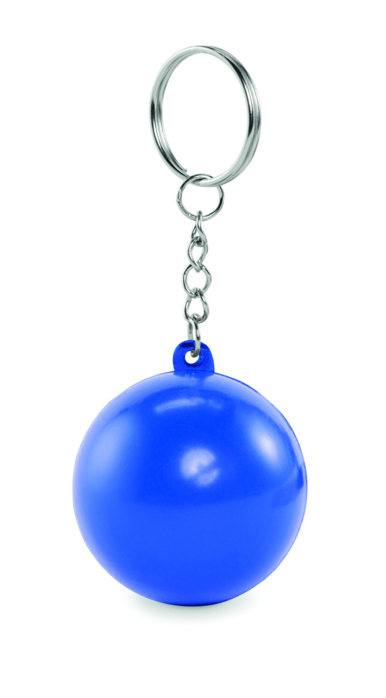 Logo trade advertising products image of: PU ball shape key ring