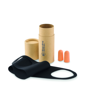 Logo trade promotional items picture of: Travel set in paper tube box
