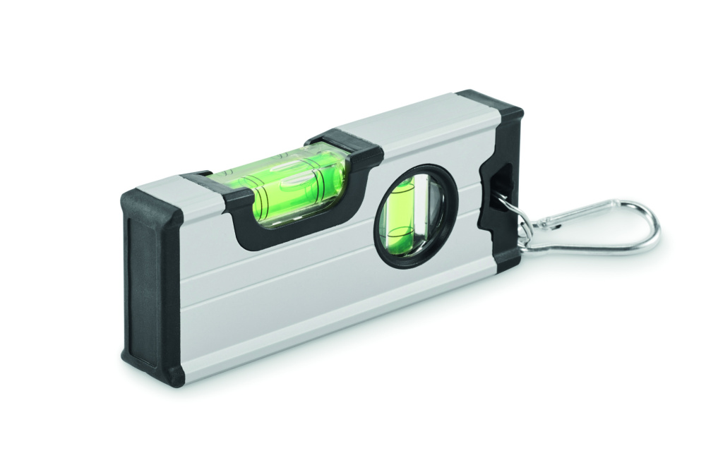 Logo trade promotional gifts picture of: Mini magnetic aluminium level