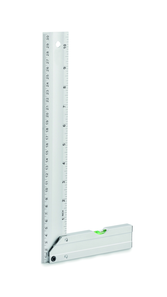 Logotrade promotional product picture of: Aluminium level ruler 30 cm