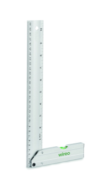 Logo trade corporate gifts image of: Aluminium level ruler 30 cm