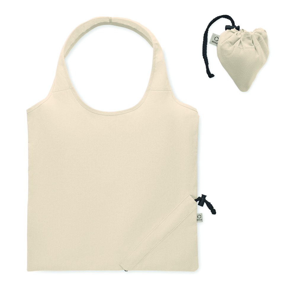 Logo trade promotional gifts image of: Foldable shopping bag 140 gr/m²