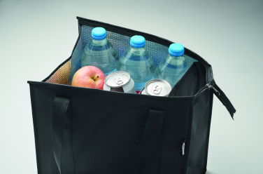 Logo trade promotional giveaways picture of: Non woven RPET cooler bag