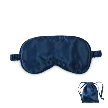 Logo trade business gifts image of: Soft polyester eye mask