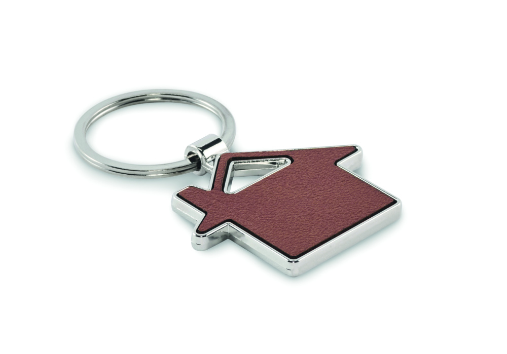 Logotrade promotional giveaways photo of: House shaped key ring