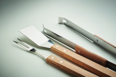 Logo trade promotional merchandise image of: Oakwood barbecue set