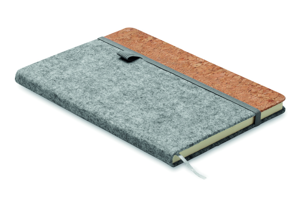 Logotrade promotional products photo of: A5 RPET cork notebook